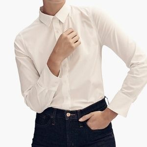 J.Crew White Button-Down